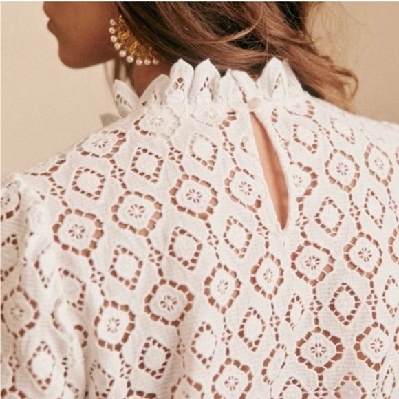 Sézane Eglatine Blouse | Size 42 (size 10) - Picture 3 of 6